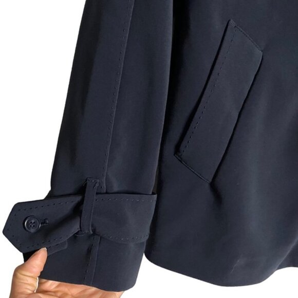 H&M Women's Navy Button Front Jacket - Picture 7 of 10